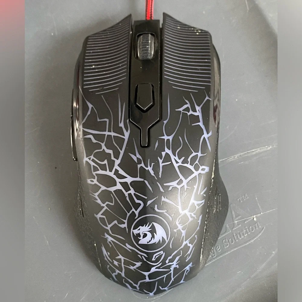 Redragon S107-BA 3200 dpi Mouse ONLY, NO KEYBOARD. WORKS